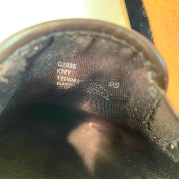 Coach Signature Kivy Brown Sequin Sneakers 9B - Picture 9 of 9